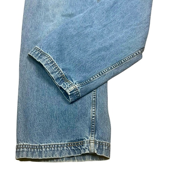 Y2K Levi's L2 Jeans 12 Wide Leg Skater Back Buckle Blue Tab High Rise - Picture 6 of 13